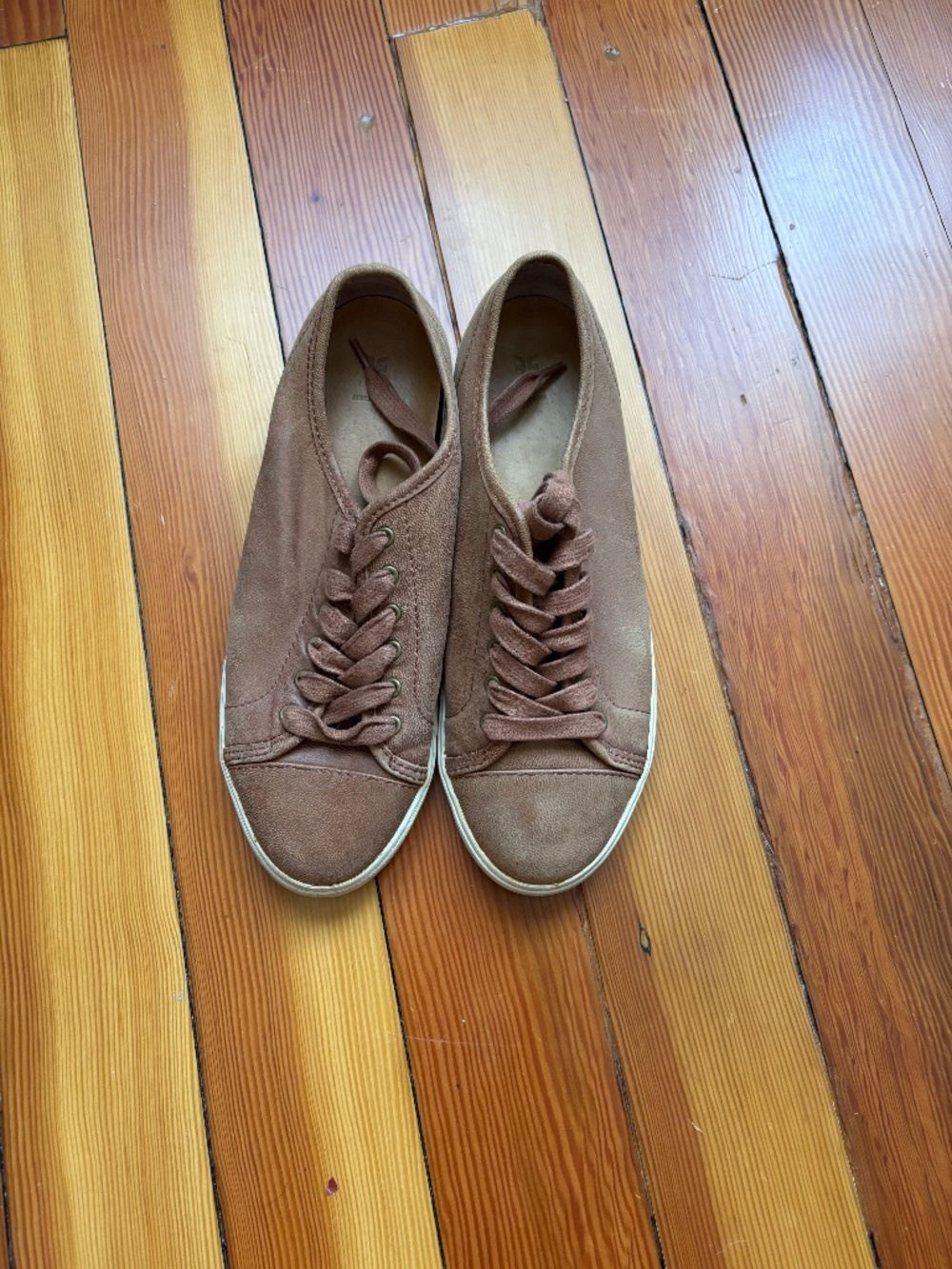 Frye leather low top sneakers